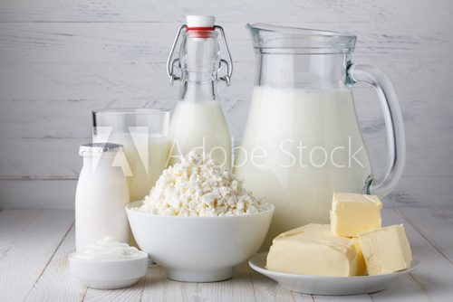 Dairy products  Obrazy do Kuchni  Obraz