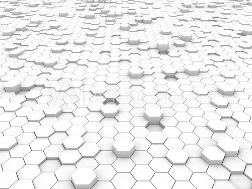 Hexagonal background  Tekstury Fototapeta