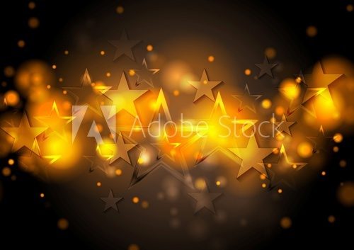 Abstract shiny stars background  Na stół, biurko Naklejka