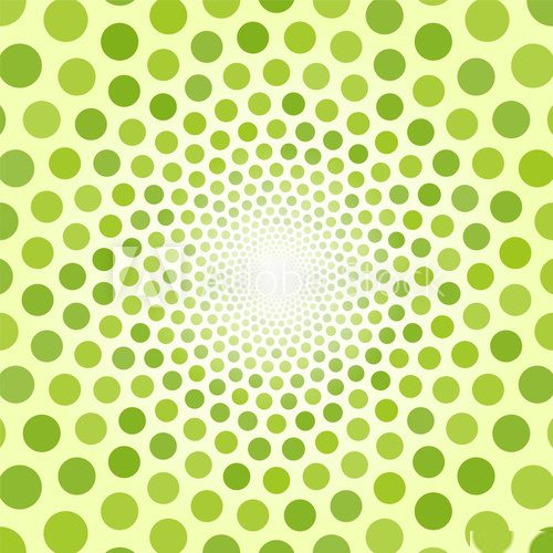 Abstract green background of small circles  Na meble Naklejka