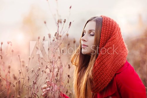 Autumn girl  Ludzie Obraz