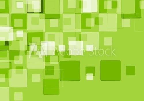 Abstract tech background with squares  Abstrakcja Fototapeta