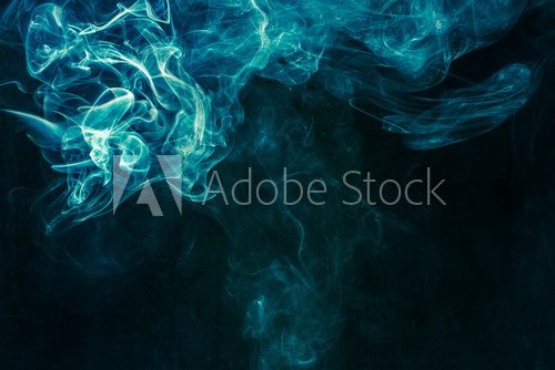 W dymach niebieskiego smaku Abstrakcja Fototapeta
