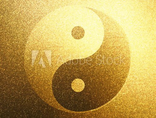 Yin i Yang - odwieczna walka Orientalne Fototapeta