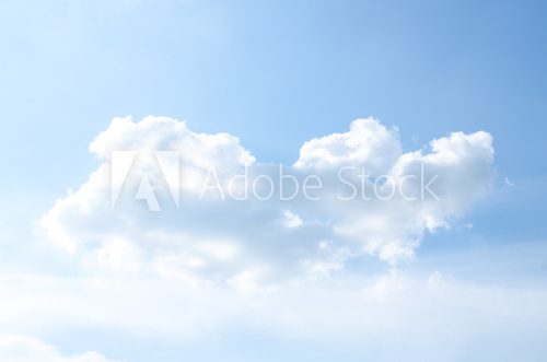 clouds in the blue sky  Niebo Fototapeta