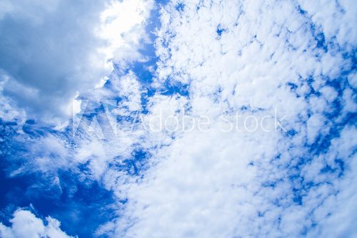 sky with cloud  Niebo Fototapeta