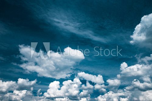 cloud in blue sky  Niebo Fototapeta