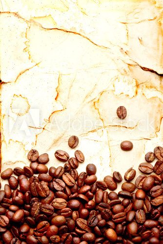 Vintage coffee background  Kawa Fototapeta