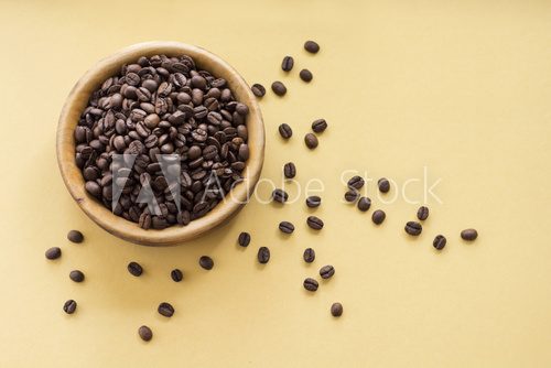 Aromatyczny kawowy koszyczek Kawa Fototapeta