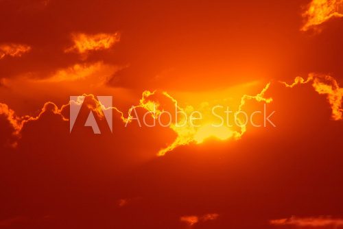 sunset  Zachód Słońca Fototapeta