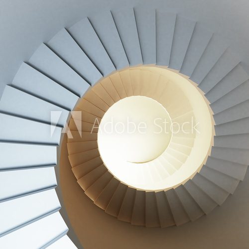 Spiral Staircase  Schody Fototapeta