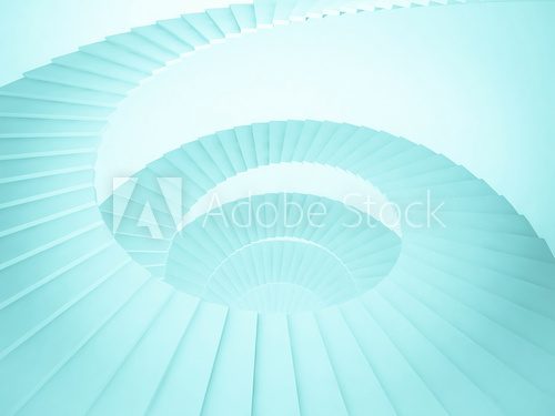 Abstract spiral staircase background  Schody Fototapeta