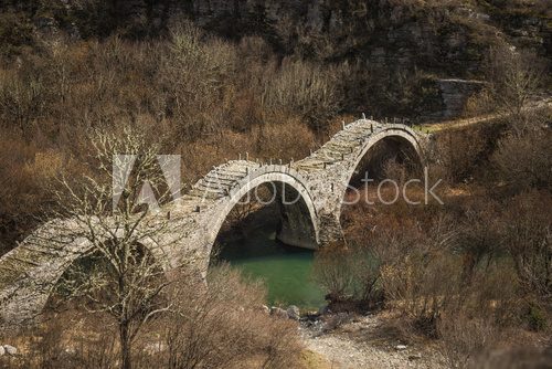 Kologeriko bridge, Zagorohoria, Greece  Fototapety Mosty Fototapeta
