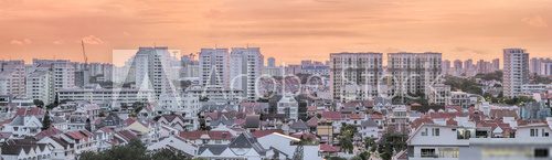 Kembangan Residential Area in Singapore Panorama  Fototapety Miasta Fototapeta