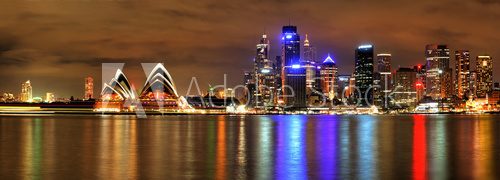 Sydney Harbour with Opera House and Bridge  Fototapety Miasta Fototapeta