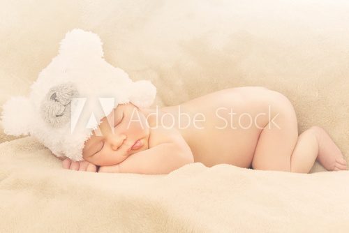 Sleeping newborn baby  Ludzie Obraz