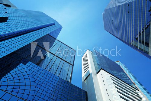 Corporate building to sky  Architektura Plakat