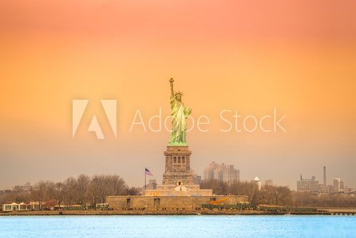 Statue of Liberty. New York, USA.  Architektura Plakat