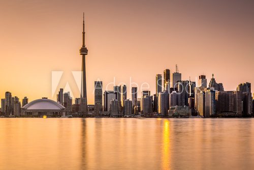 Toronto skyline at sunset  Architektura Plakat