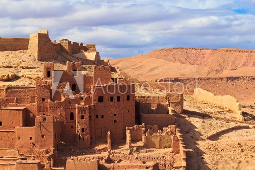 Beautiful view of kasbah Ait ben Haddou in Morocco  Afryka Fototapeta