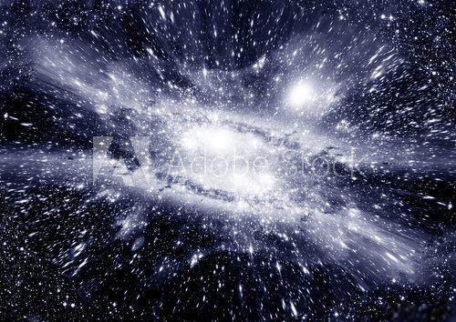 galaxy in a free space  Fototapety Kosmos Fototapeta