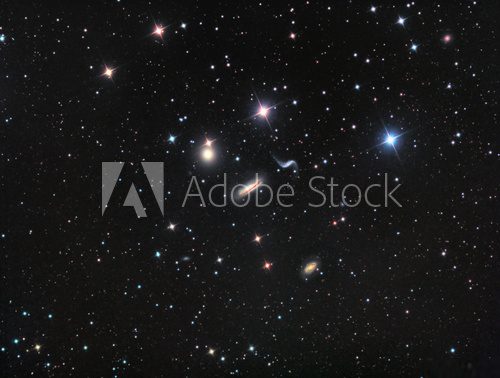 Hickson 44 Galaxy Group  Fototapety Kosmos Fototapeta