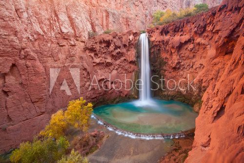 Mooney Falls, Havasu Canyon,, Arizona  Fototapety Wodospad Fototapeta