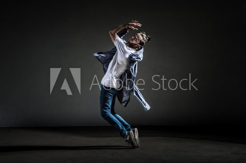 Danseur breakdance  Fototapety do Klubu Fitness Fototapeta