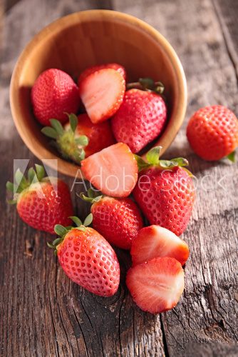 fresh strawberry  Owoce Obraz