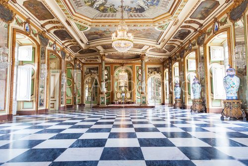 Hall of Ambassadors in Queluz National Palace, Portugal Styl Klasyczny Fototapeta