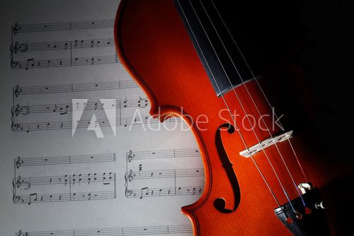 violino Styl Klasyczny Fototapeta