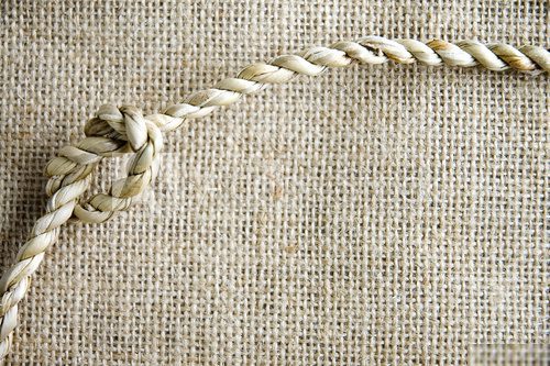 curve of rope knot Styl Marynistyczny Fototapeta