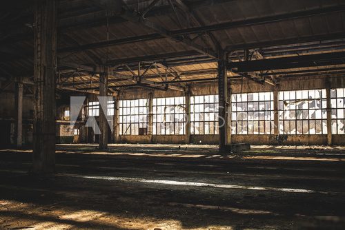 Old Broken Factory Industrialne Fototapeta