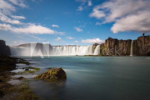 Godafoss, amazing waterfall in Iceland Fototapety Wodospad Fototapeta