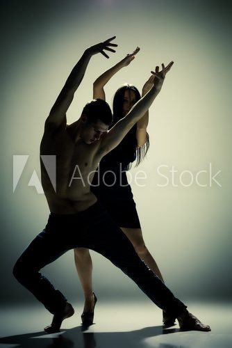 Two dancers  Sport Plakat