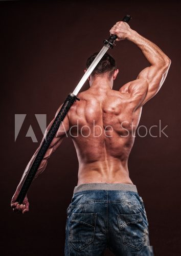 Man with sword  Sport Plakat
