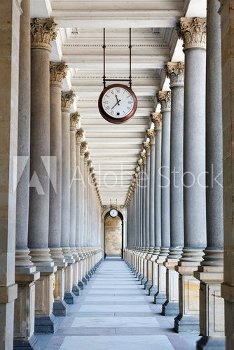 Colonnade in Karlovy Vary  Architektura Plakat