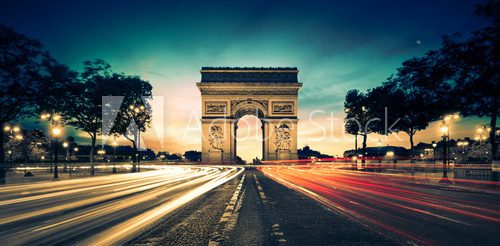 Arc de Triomphe Paris France  Architektura Plakat