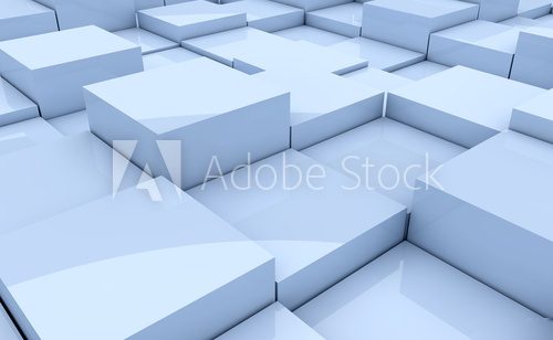 Cube background  Fototapety 3D Fototapeta