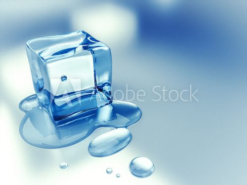 ice cube background  Fototapety 3D Fototapeta