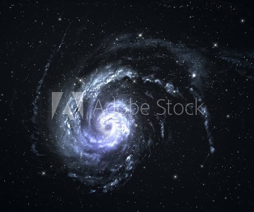Galaktyczna spirala . Fototapety Kosmos Fototapeta