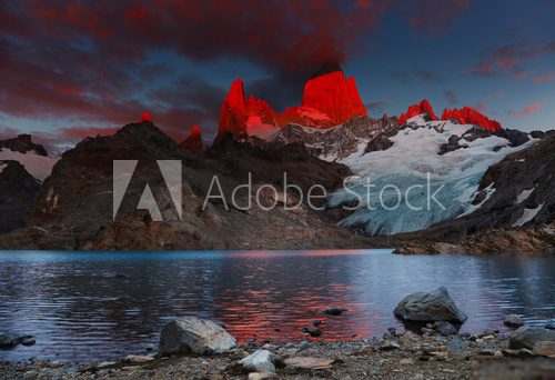 Mount Fitz Roy, Patagonia, Argentina  Krajobraz Fototapeta