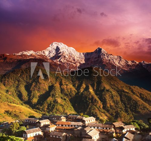 Himalayan fantasy  Krajobraz Fototapeta