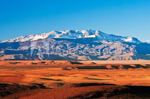 Mountain landscape in the north of Africa, Morocco  Krajobraz Fototapeta