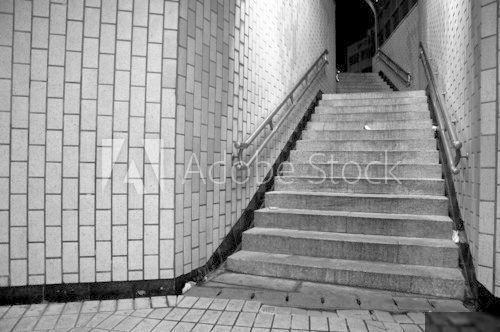 Subway Stairs  Schody Fototapeta