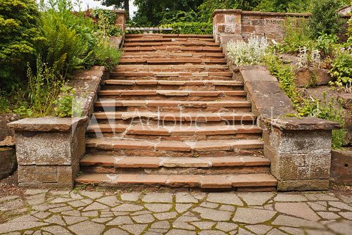 Stone Stairs  Schody Fototapeta