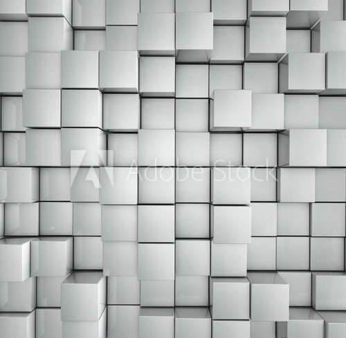 cubes background  Fototapety 3D Fototapeta