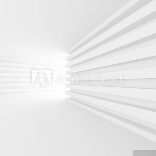 Optyczna głębia bieli  Fototapety 3D Fototapeta
