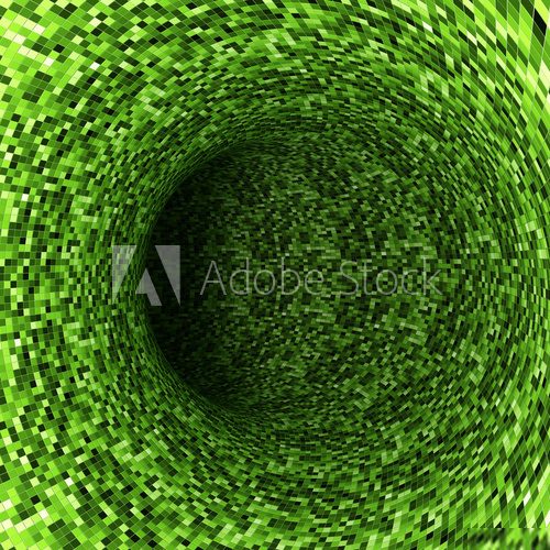 Abstract green mosaic texture background  Optycznie Powiększające Fototapeta