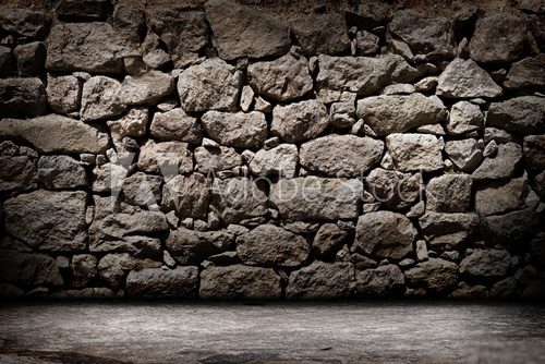stone wall texture  Mur Fototapeta
